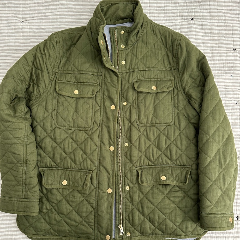 J Crew quilted jacket
